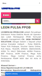 Mobile Screenshot of leonpulsa-ppob.com